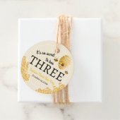 Sweet To Bee Three Third Birthday Bees Honeycomb Bedankjes Labels (In situ)