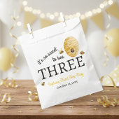 Sweet To Bee Three Third Birthday Bees Honeycomb Bedankzakje