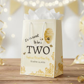 Sweet To Bee Two Second Birthday Bees Honeycomb Medium Cadeauzakje