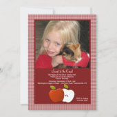 Sweet to the core foto uitnodiging (Voorkant)