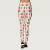 Sweet Toast en aardbeienjam Leggings (Achterkant)