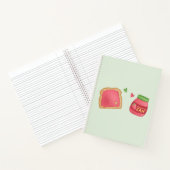 Sweet Toast en aardbeienjam Notitieboek (Binnen)