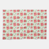 Sweet Toast en aardbeienjam Theedoek (Horizontaal)