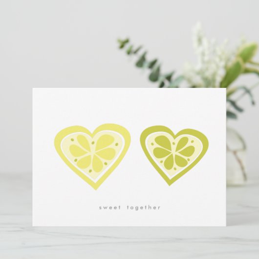 Sweet Together sparen de Datum Save The Date (Staand voorkant)