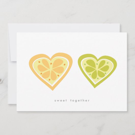 Sweet Together sparen de Datum Save The Date (Voorkant)
