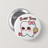 Sweet Tooth-Button Ronde Button 5,7 Cm (Voorkant /achterkant)