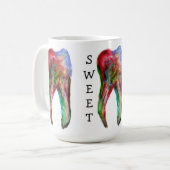 Sweet Tooth Dental Coffee Mug Koffiemok (Voorkant links)