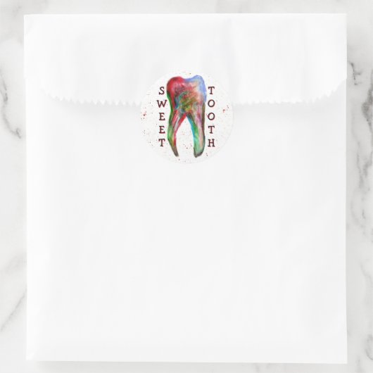Sweet Tooth Dental Sticker (Tas)