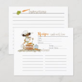 Sweet Tooth Fairy - Dessert Recept Kaart (Voorkant / Achterkant)