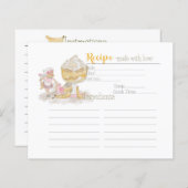 Sweet Tooth Fairy - Dessert Recept Kaart (Voorkant / Achterkant)