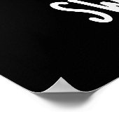 Sweet Tooth Funny Dental Pun Dark BG Poster (Hoek)