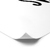 Sweet Tooth Funny Dental Pun Poster (Hoek)