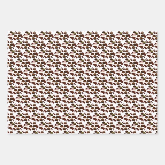 "Sweet Tooth" Inpakpapier Vel (Voorkant)