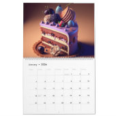 Sweet Tooth, kleurrijke kake-desserts Kalender (Jan 2026)