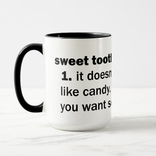 Sweet Tooth Mok (Links)