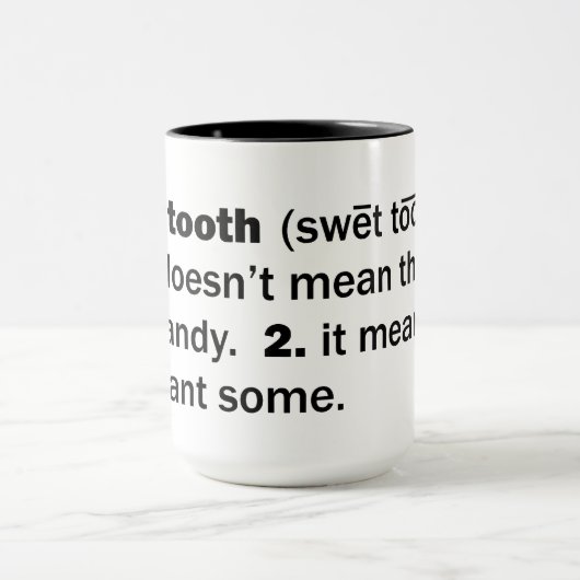 Sweet Tooth Mok (Midden)