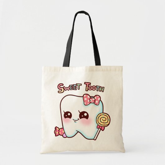 Sweet Tooth-Tas Tote Bag (Voorkant)