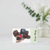 Sweet Tooth, Visitekaartje voor chocolade-kunst (Staand voorkant)