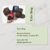 Sweet Tooth, Visitekaartje voor chocolade-kunst (Voorkant / Achterkant)