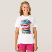 Sweet Toronto, Bright Donuts beroemd gemaakt door  T-shirt (Voorkant volledig)
