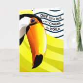 Sweet Toucan Pun Valentijn of proposal Cute Funny Feestdagen Kaart (Voorkant)
