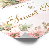 Sweet traktaties Winter Onederland Verjaardag Poster (Hoek)