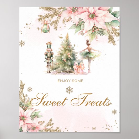 Sweet traktaties Winter Onederland Verjaardag Poster (Voorkant)