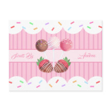 Sweet Treat Chocolate Aardbeien en Cake Poppen