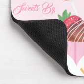 Sweet Treat Chocolate Aardbeien en Cake Poppen Muismat (Hoek)