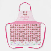 Sweet Treat Chocolate Aardbeien en Cake Poppen Schort (Voorkant)