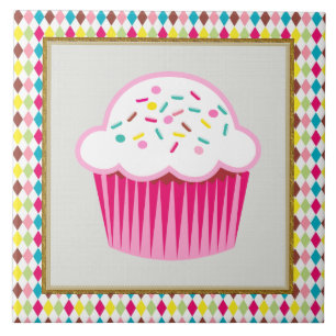 Sweet Treat Cupcake Kitchen of Restraunt Tile Tegeltje