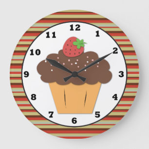 Sweet Treat Cupcake Wall Clock Grote Klok