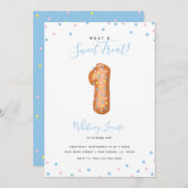 Sweet Treat First Birthday Kaart (Voorkant / Achterkant)