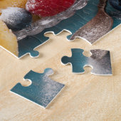 Sweet Treat Framboos Blauwe bessen Gedroogde Donut Legpuzzel (Zijkant)