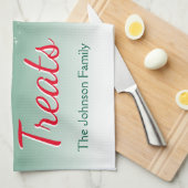 Sweet Treat GingerBrooMan Theedoek (Quarter Fold)