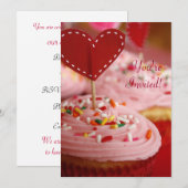 Sweet Treat Invitation Kaart (Voorkant / Achterkant)