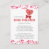 Sweet Treat Lieverd Shower Book for Baby Informatiekaartje (Voorkant)