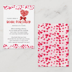 Sweet Treat Lieverd Shower Book for Baby Informatiekaartje