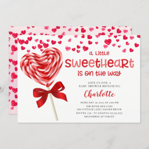 Sweet Treat Little Sweeite Baby shower Invitat Kaart
