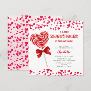 Sweet Treat Little Sweeite Baby shower Invitat Kaart