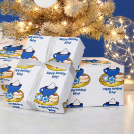 Sweet Treat op Hanukkah Name  Cadeaupapier