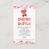 Sweet Treat SweeBaby Diaper Raffle Ticket Informatiekaartje (Voorkant)