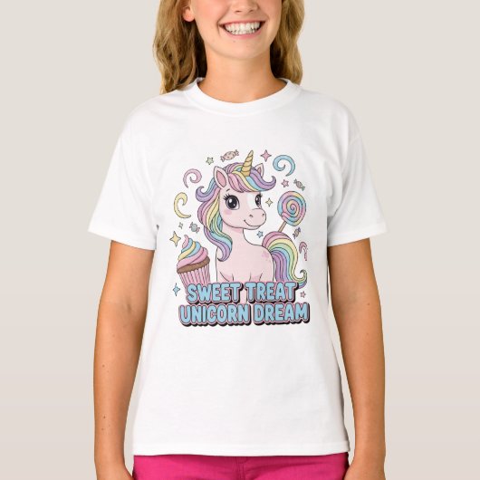 Sweet Treat Unicorn Dream T-shirt (Voorkant)