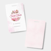 Sweet Treats Bakkerij Badge (Voor- en achterkant)