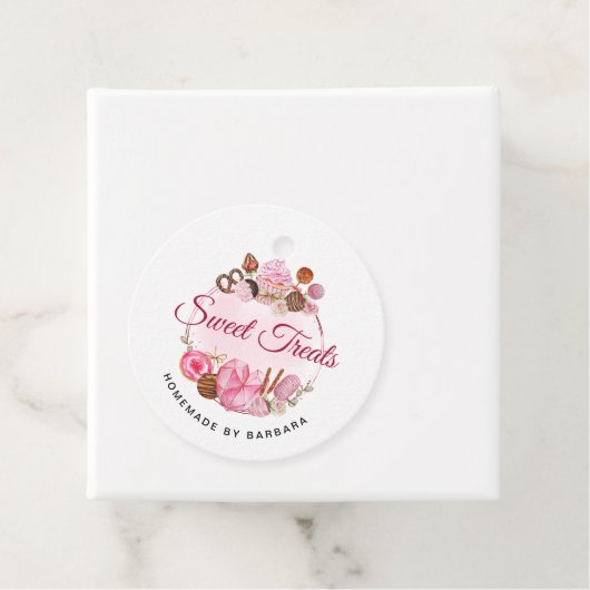 Sweet Treats Bakkerij Bedankjes Labels (In situ)