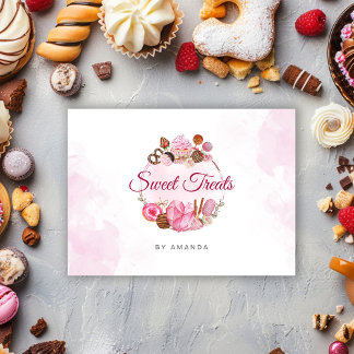 Sweet Treats Bakkerij Contactkaartje