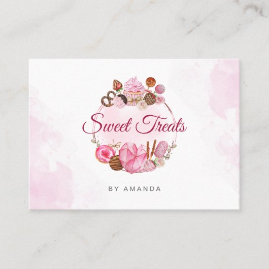 Sweet Treats Bakkerij Contactkaartje (Voorkant)
