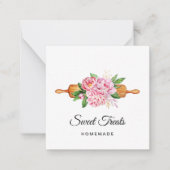 Sweet Treats Bakkerij Dank u Notitiekaartje (Voorkant)