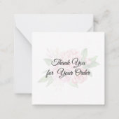 Sweet Treats Bakkerij Dank u Notitiekaartje (Achterkant)