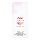 Sweet Treats Bakkerij Prijs Reclamekaart (Achterkant)